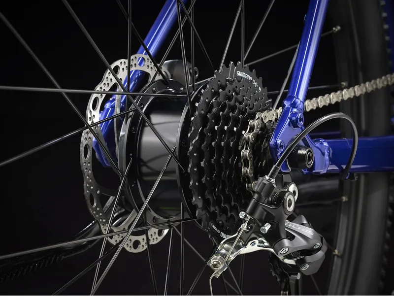 Trek Dual Sport+ 2 Stagger Hybrid eBike in Hex Blue Large-9